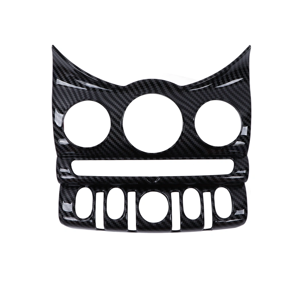 Carbon Fiber Style Air Conditioning CD Panel Cover Trims Replacement for F55 F56 F57 Hatchback 2014‑2021