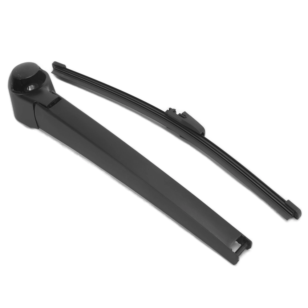 BuyWeek Car Rear Windshield Wiper Arm Blade Set 6Q6955707C Replacement for B6 B7 2007‑2017 Black