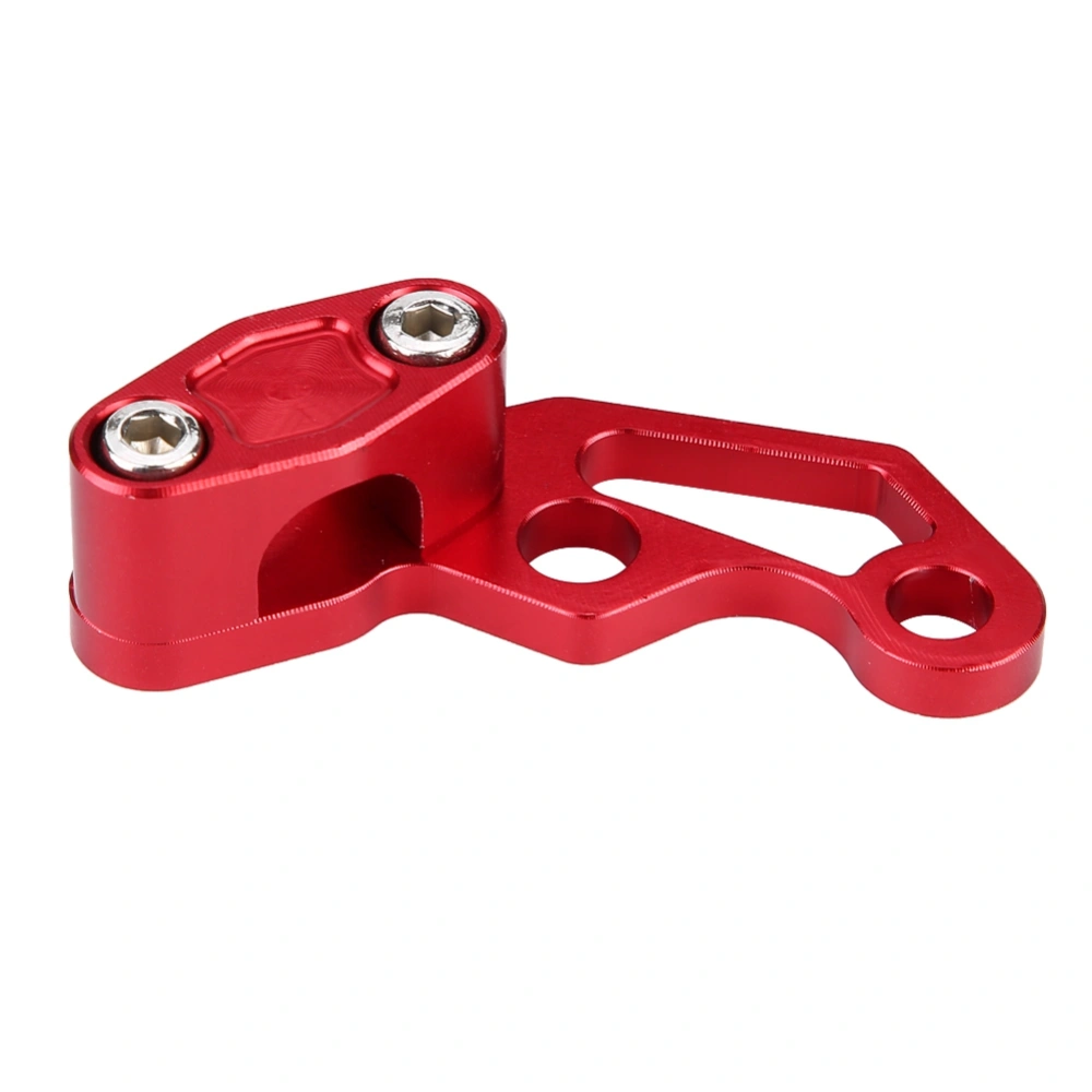 Aluminium Alloy Motorcycles Brake Clutch Cable Wire Clamp Clip Red