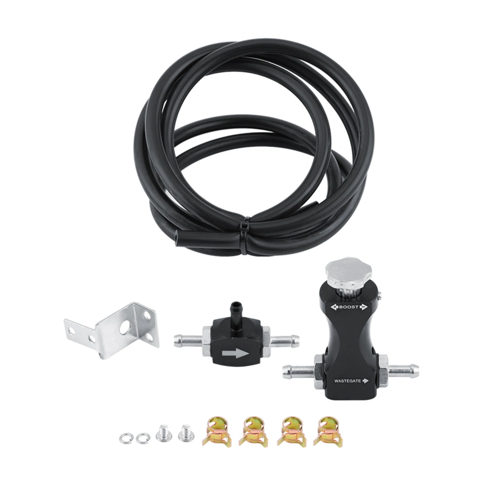 Adjustable Bilateral Turbo Tee Bleed Valve Manual Boost Controller Kit Universal for Car