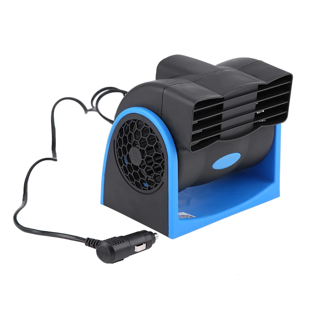 Auto Car Vehicle 12V Electric Fan Mini Adjustable Speed Silent Air Fan