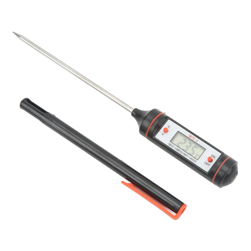 Thermometer Easy Using ABS Scratch Resistance Accurate Probe Thermometer for Car Air Conditioner