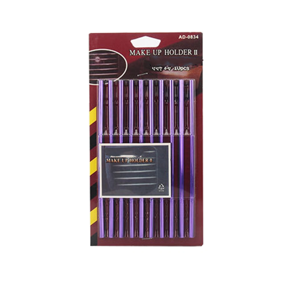 BuyWeek 10PCS Car Dashboard Air Conditioner Outlet U Shape Moulding Strips 20cm Long DecorationElectroplating Purple