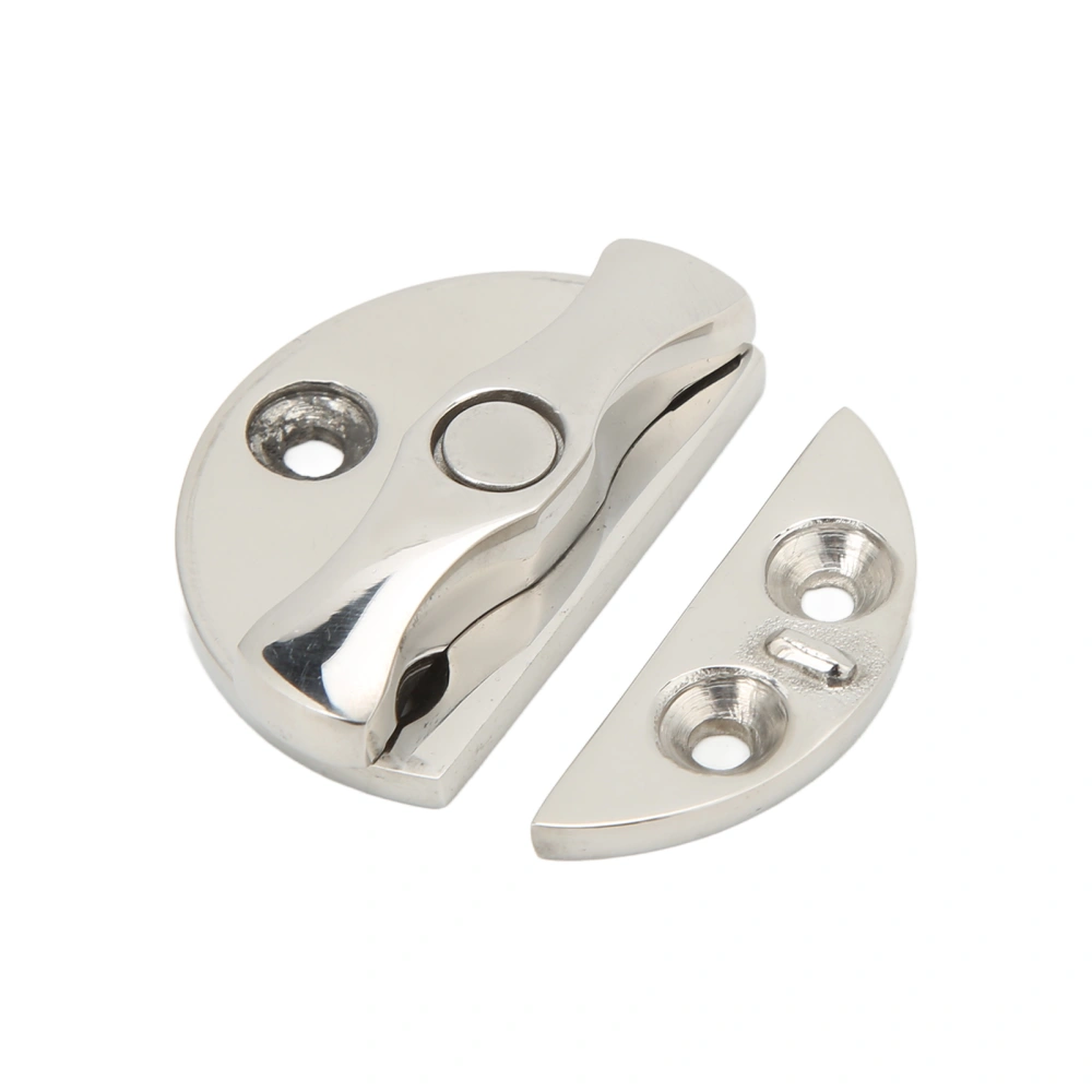 Boat Door Catch Latch Round 45mm 180° Rotation 316 Stainless Steel Universal for Marines Yachts