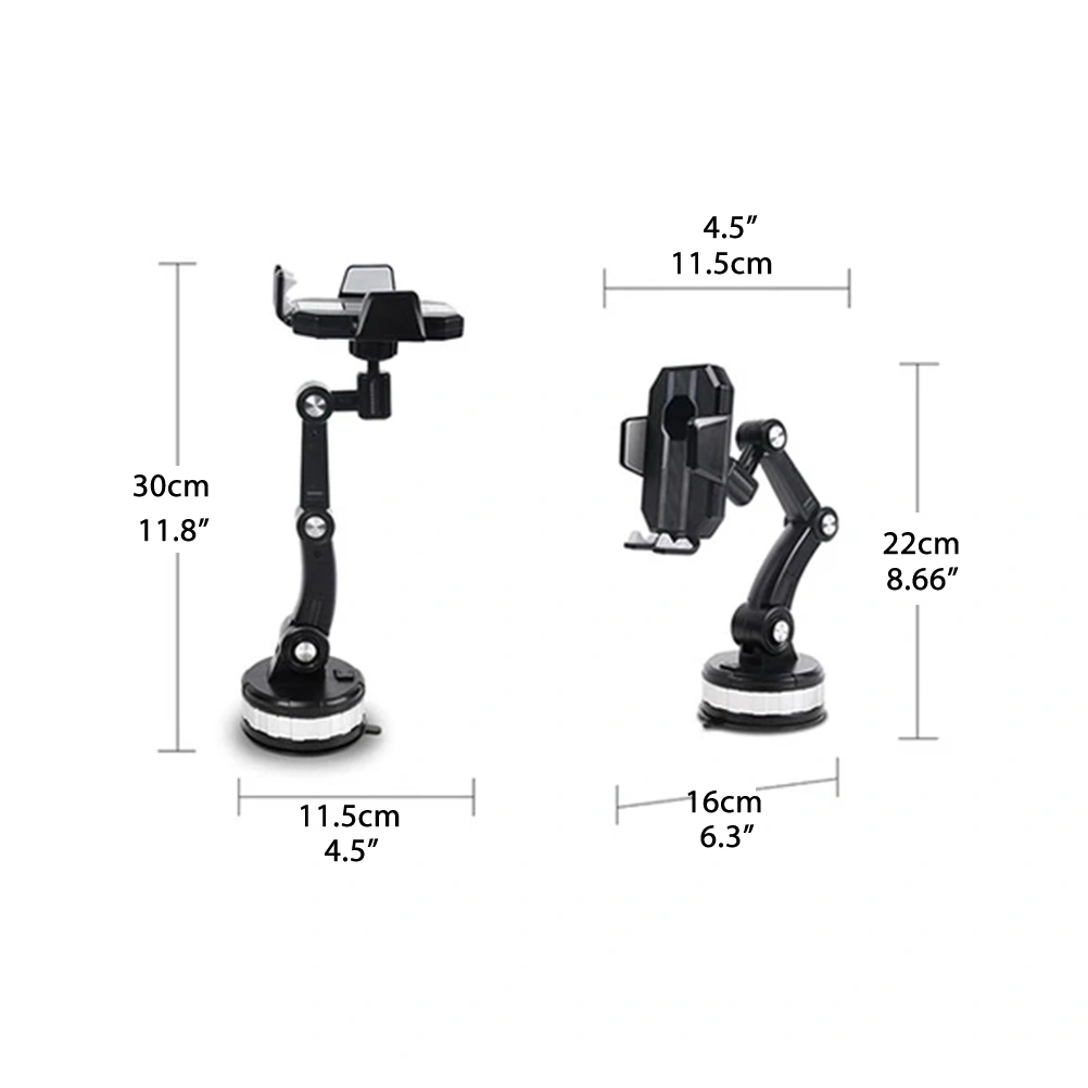 Super Adsorption Phone Holder Rotatable Car Cell Phone Holder for Car Skylight Dashboard Windshield Hands Free Clip Cell Phone Holder
