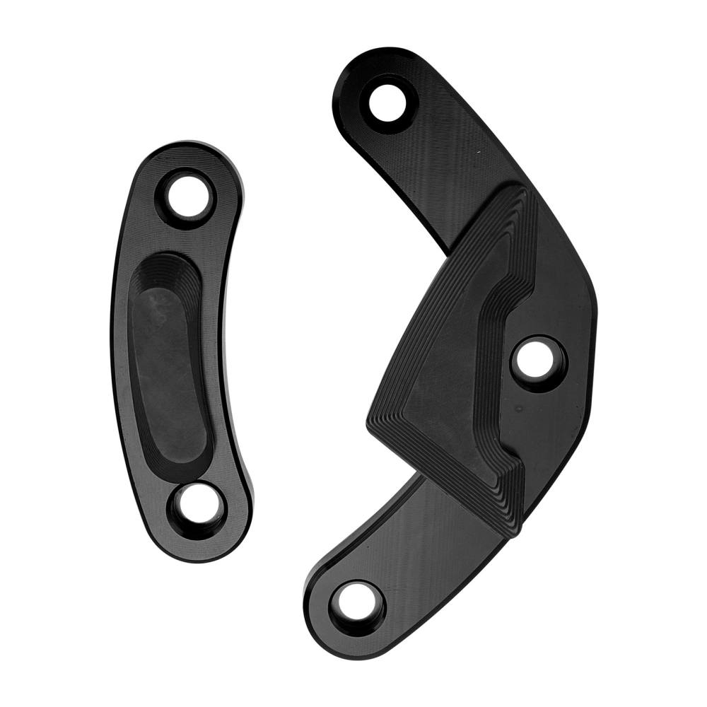 Motorcycle Engine Case Guard Cover Protector Frame Slider Replacement for TRIUMPH STREET TWIN 2016‑2019Black