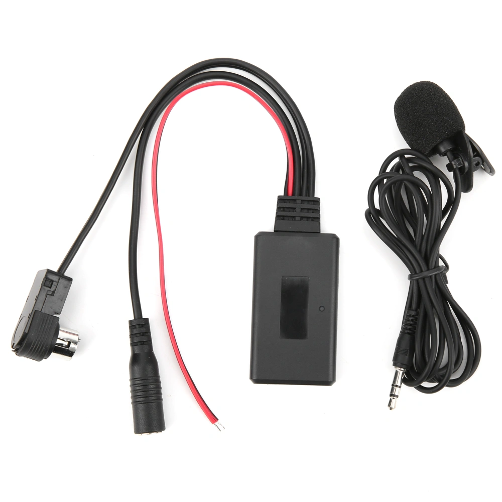 Bluetooth 5.0 AUX Cable Adapter with Microphone Handsfree Fit for Alpine CDA-9857 CDA-9886 CDA-117