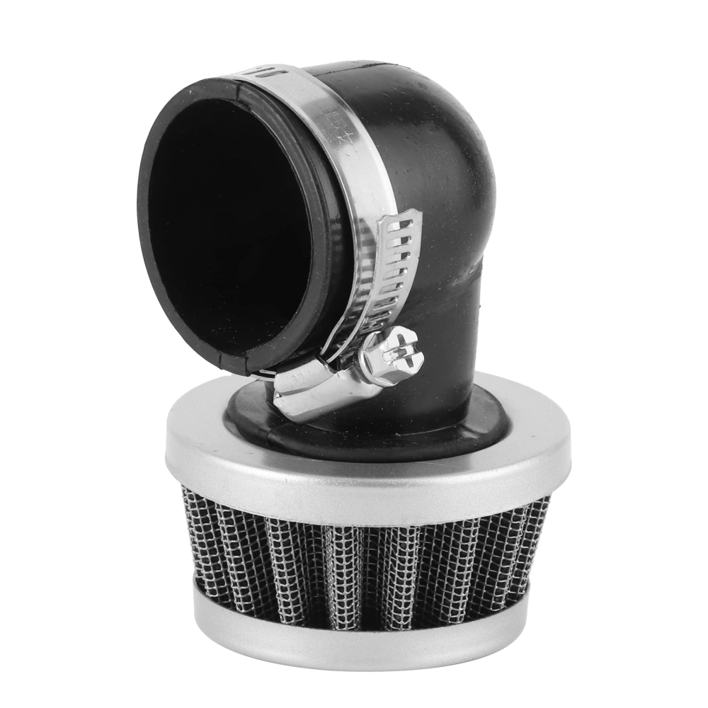 1.4in Bent Angled Air Filter Pod Cleaner Accessory Fit for 90cc 110cc PIT QUAD DIRT BIKE ATV