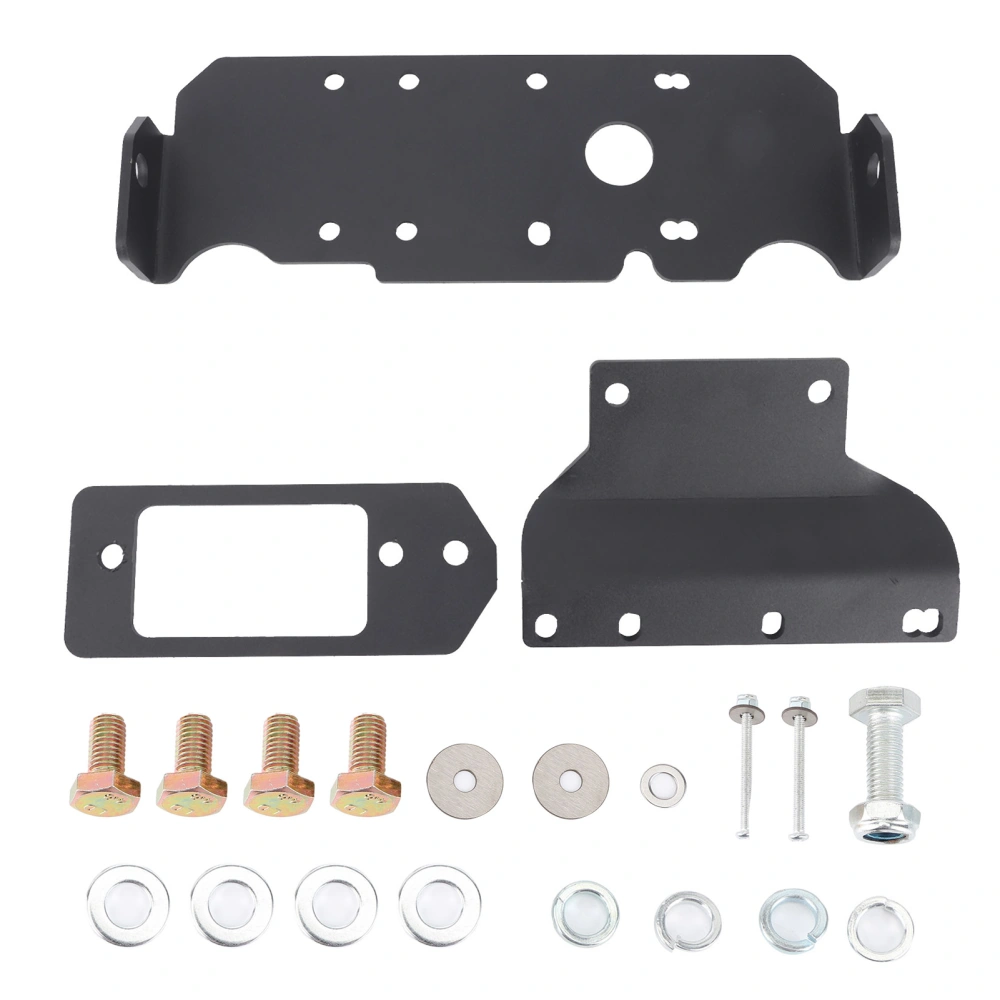 UTV Winch Mount Kit 101285 Mounting Plate Fit for Honda Pioneer 1000/1000 EPS/1000‑5