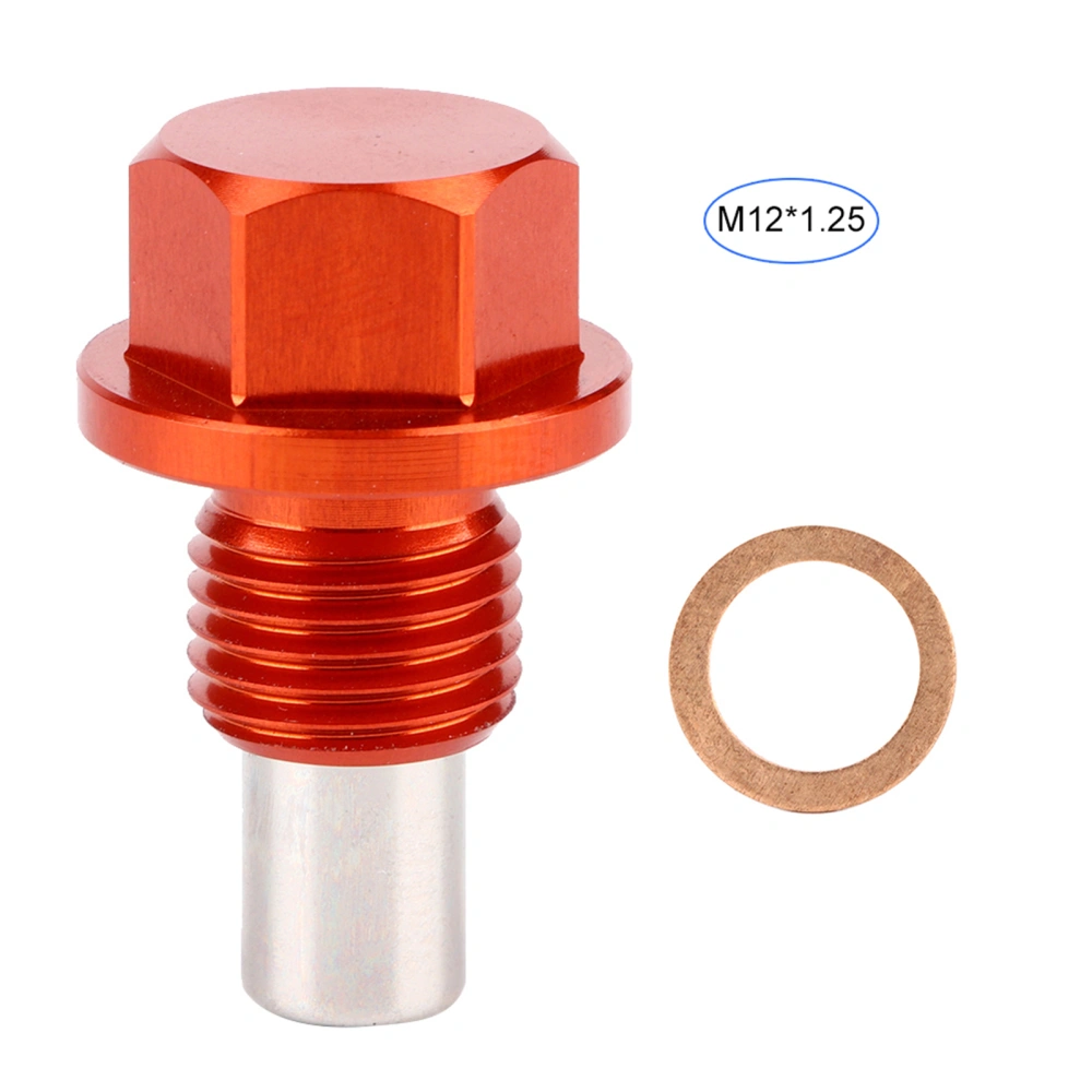 Magnetic Oil Drain Plug Screw Aluminium Alloy Modification