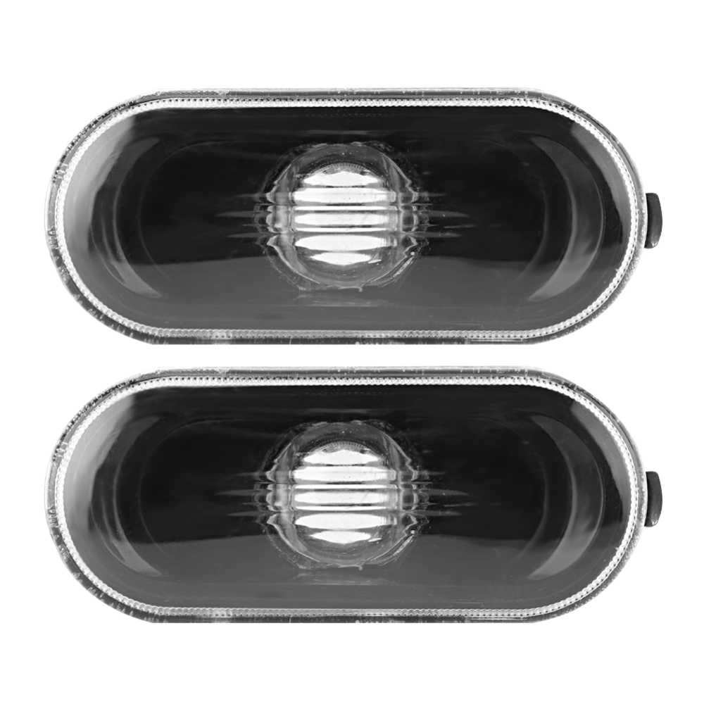 2pcs Car Side Marker Turn Signal Warning Light with Black Lamp Cover Fits for Bora/Golf 4/MK4