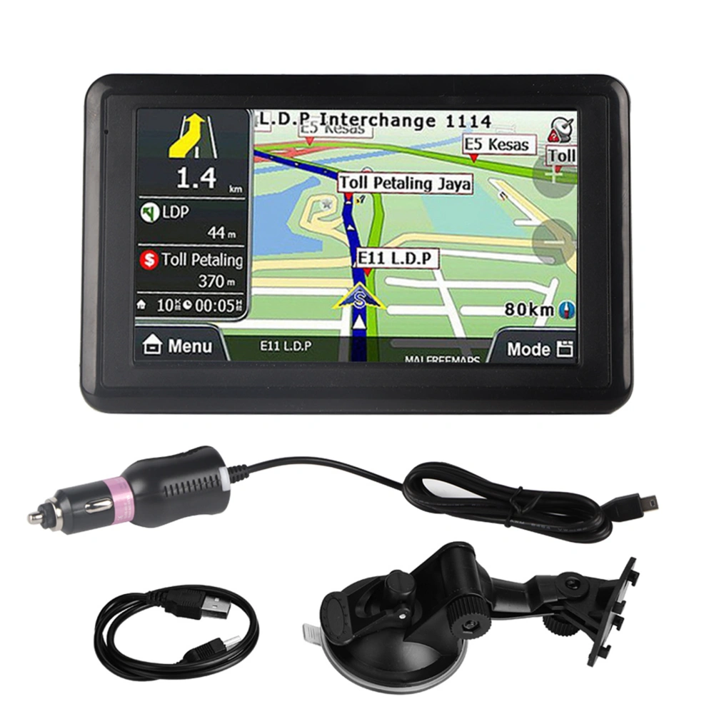 Universal 5 Inch Touch Screen Car Navigator GPS Navigation DDR256M 8G MP3 FM Europe Map Q5 1