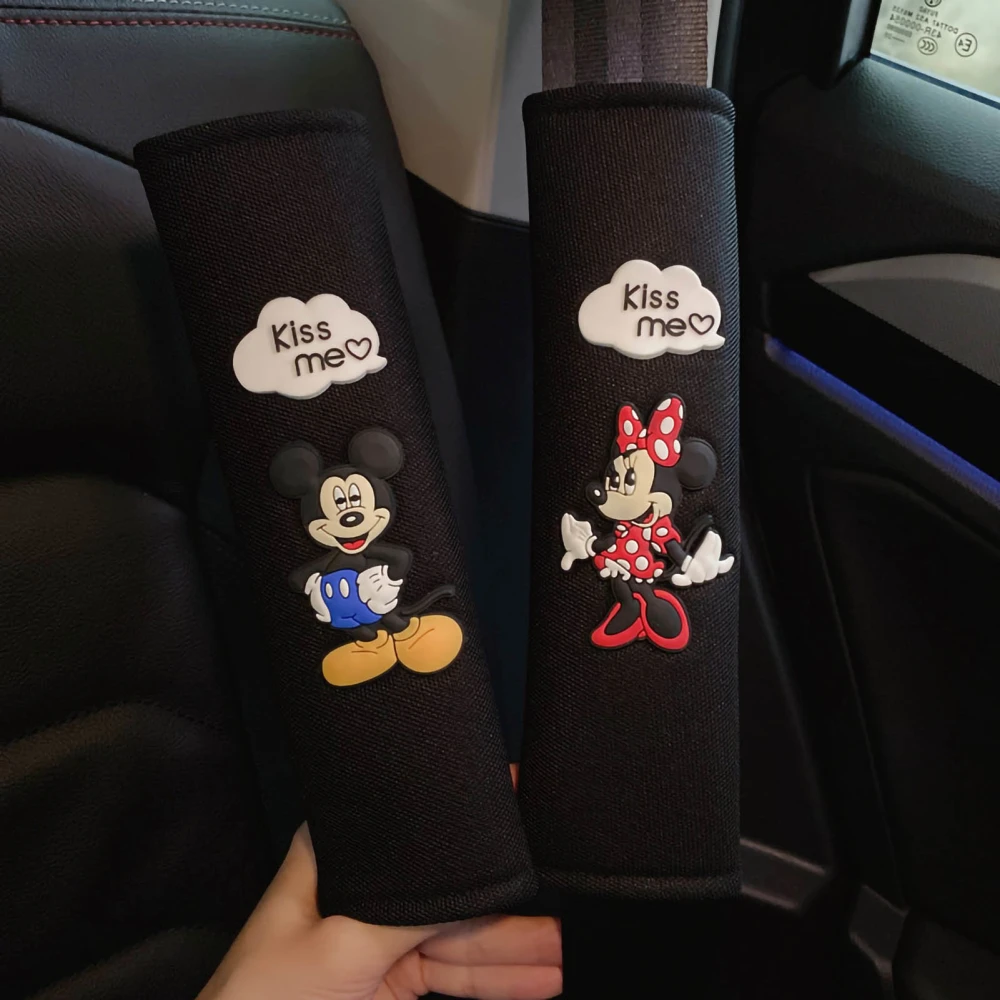 Cute Cartoon Car Seat Belt Shoulder Pad ABS Safety Belt Cushion Cover for Automobile Type3