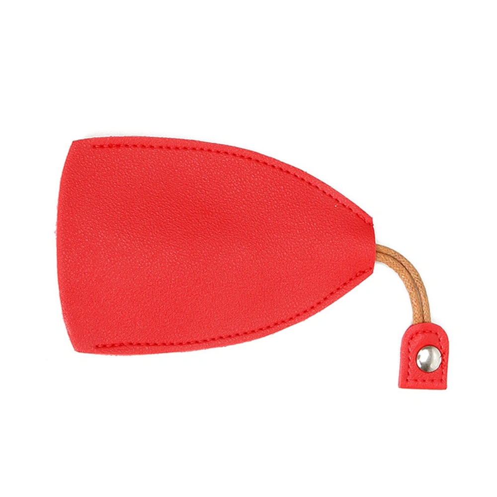 BuyWeek Car Key Case Fashion Pull Type PU Cute Car Key Fob Protector Holder Pouch for Car Key Red