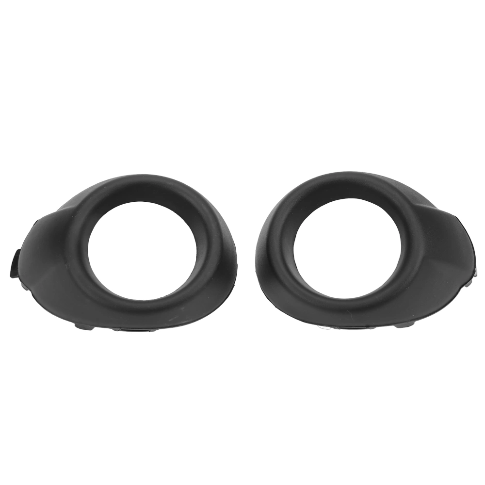 Pair Front Fog Light Ring Trims Black 1703890 Replacement for FORD FOCUS MK3 2011‑2014