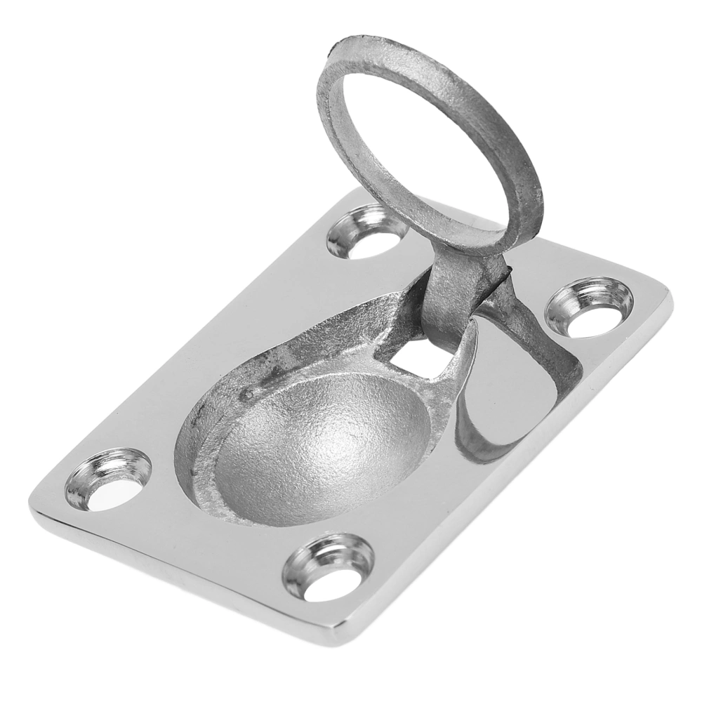 BuyWeek Boat Pull Flush Lift Stainless Steel Flush Mount Lifting Ring Pull Handle for Marine Boat