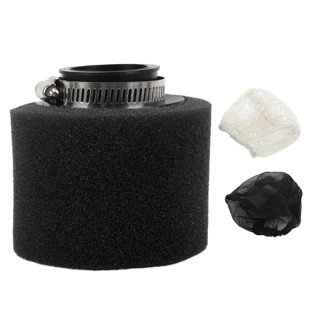 38mm Motorcycle Air Filter Cleaner Universal for 50cc‑200cc ATV Dirt Bike Motorbike ScooterBlack