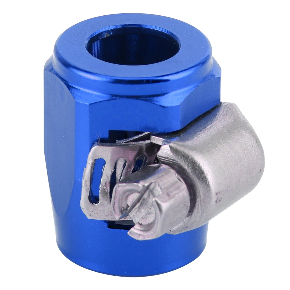 AN4 Aluminum Alloy Hose Finisher Clamps for Fuel/Oil/Diesel/Gas/Air and Water Hose PipeBlue