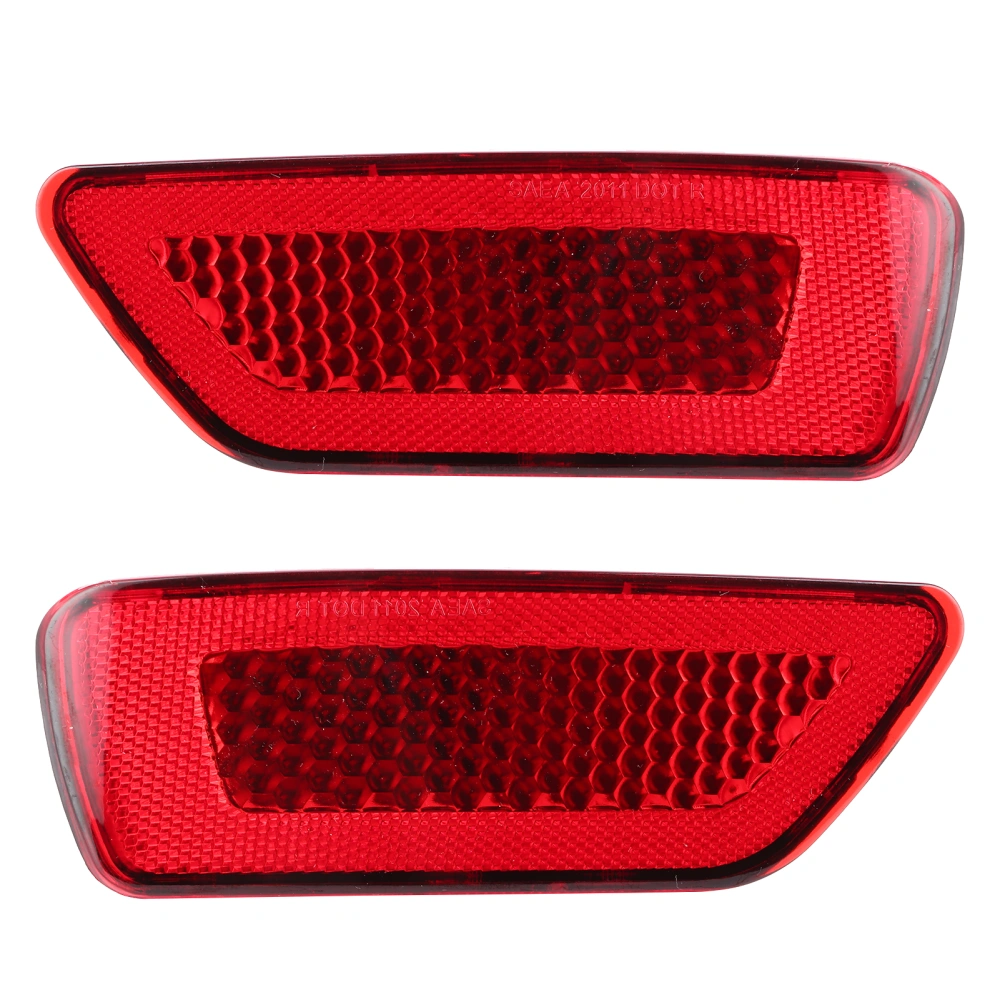 2Pcs Rear Bumper Reflector Left/Right ​57010720AC Fit for Dodge Journey AVP/Crew/Crossroad/GTRed Lens