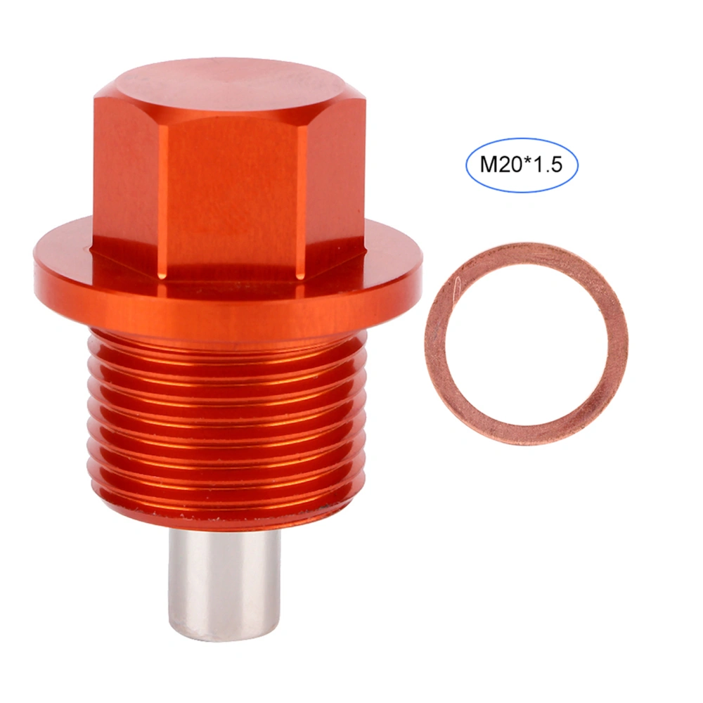 Magnetic Oil Drain Plug Screw Aluminium Alloy Modification