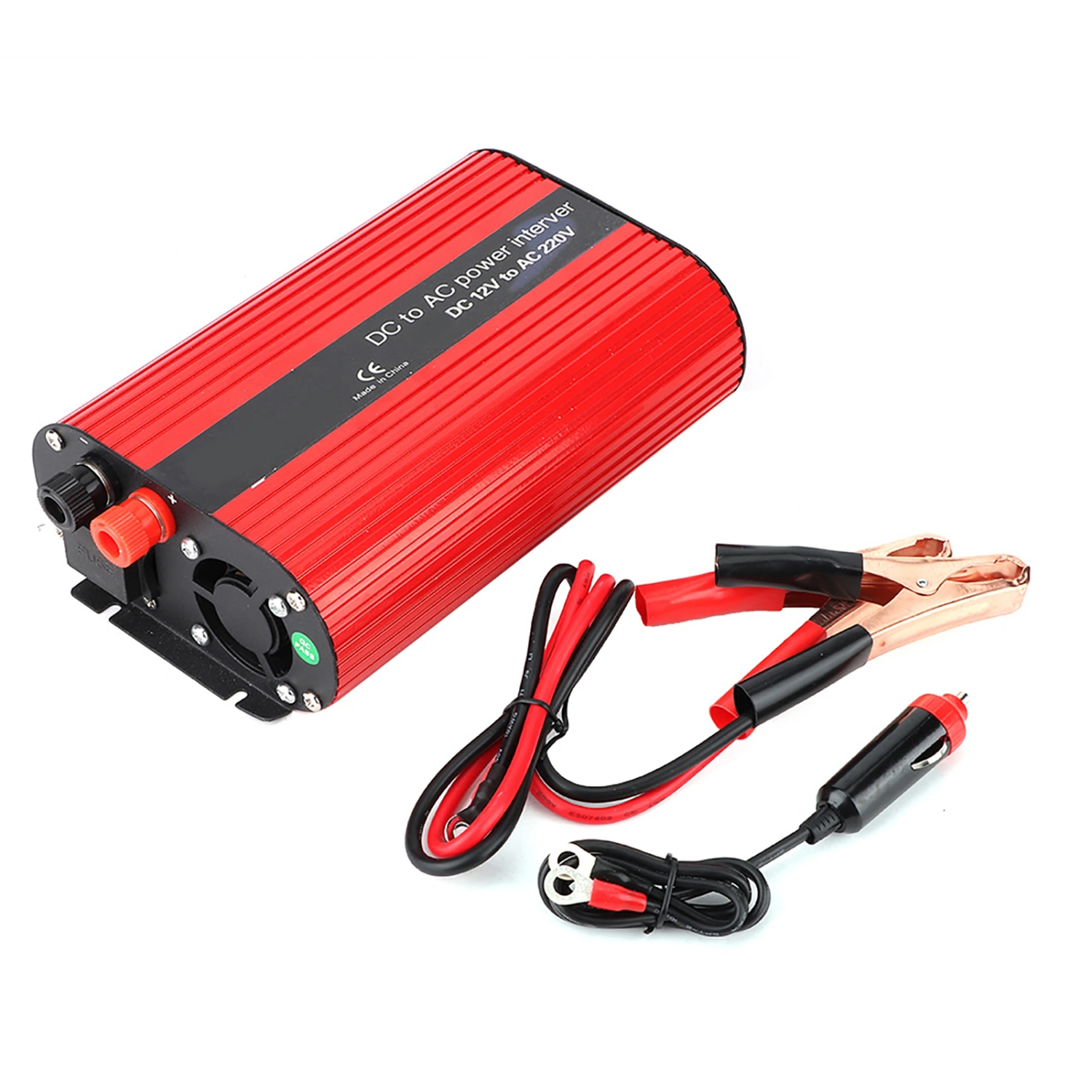 700W Portable Power Inverter DC 12V to AC 220V‑240V Dual USB Charger Converter