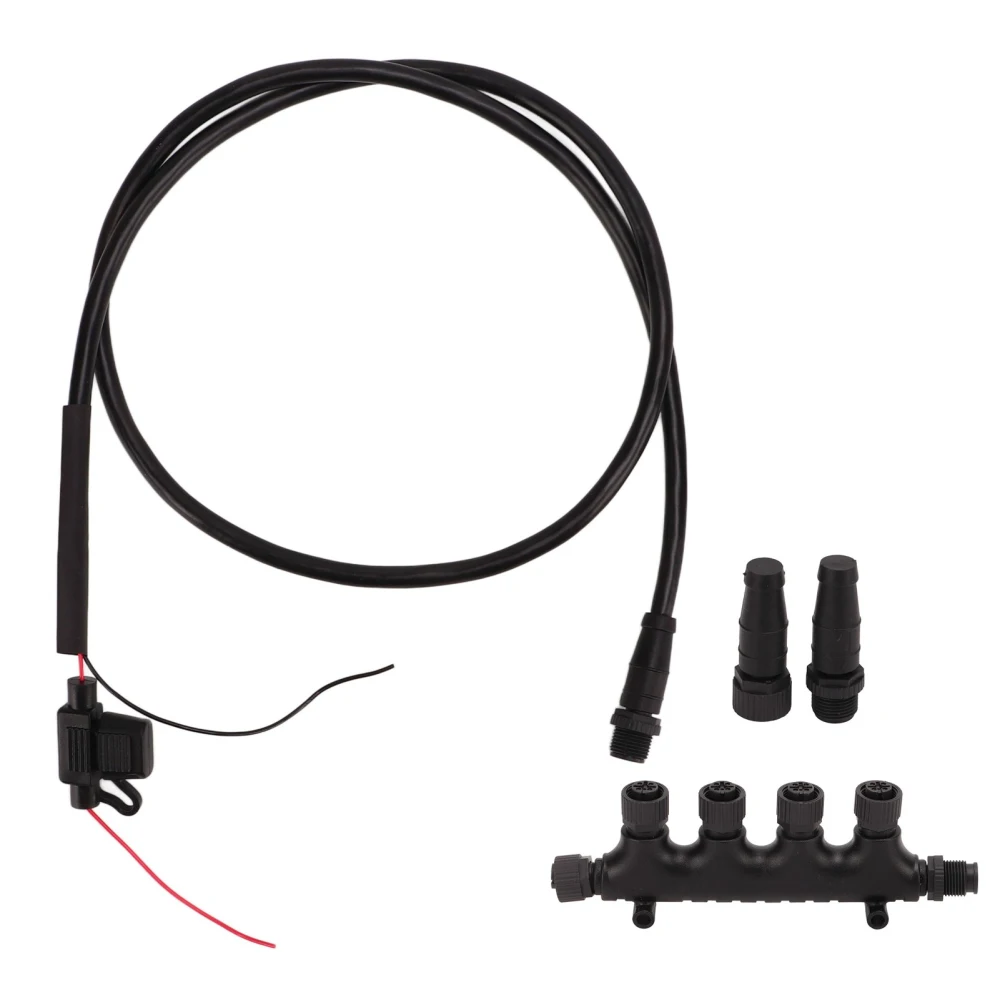 for NMEA 2000 Male Backbone Cable IP67 Waterproof 5 Pin Marine Drop Cable for Lowrance Networks