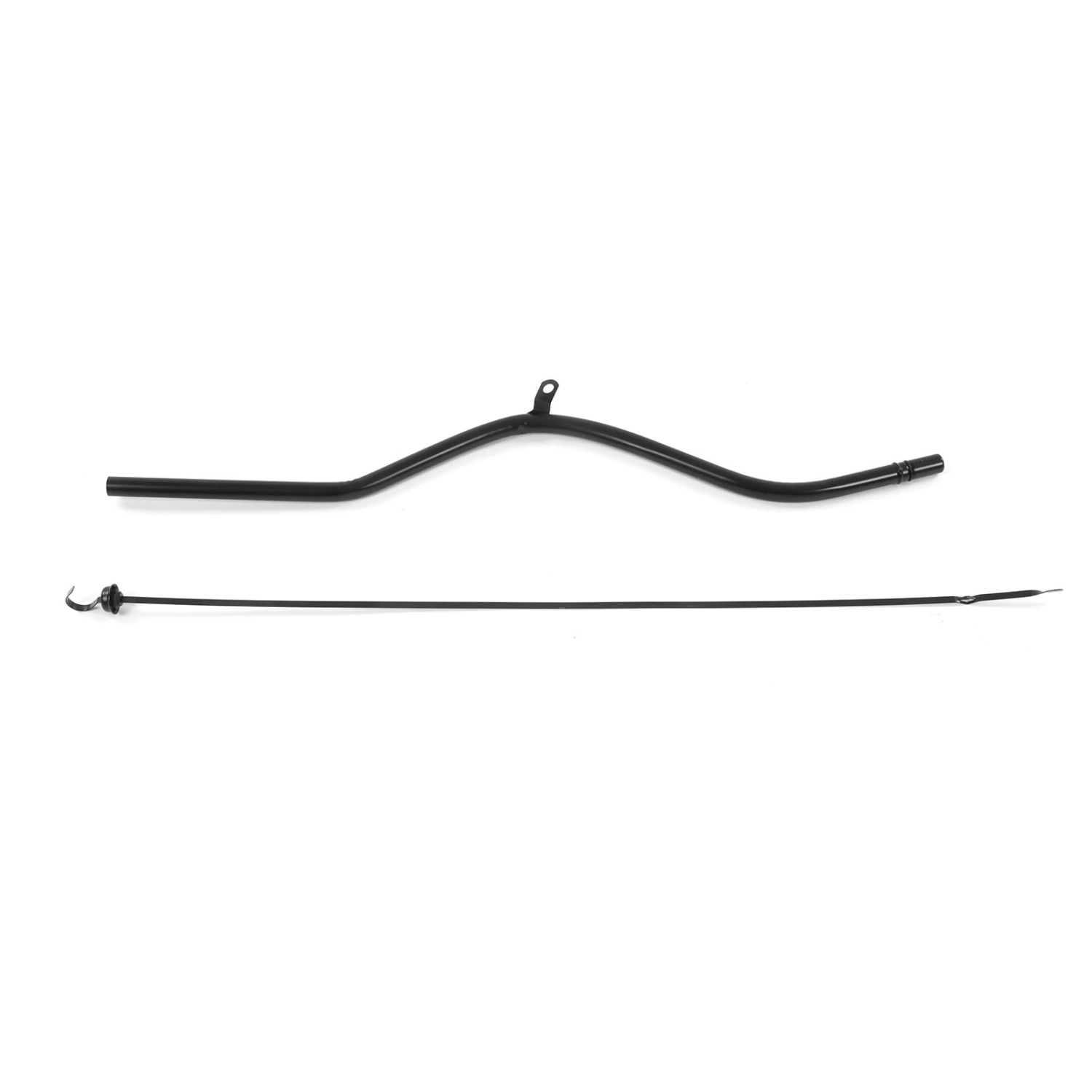 BuyWeek Engine Transmission Dipstick Tube 33.5in Long Oil Level Measurement Tool Black for Turbo 350