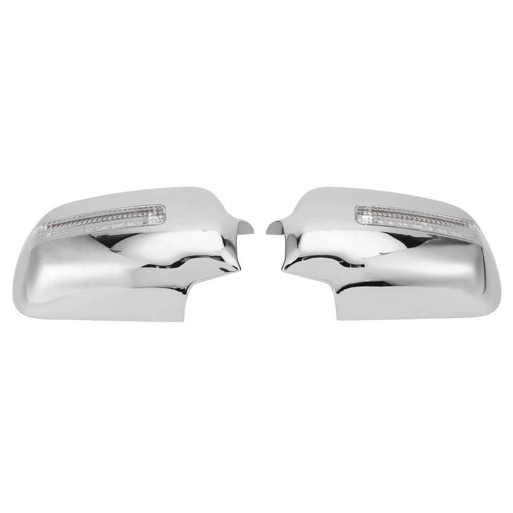 2Pcs set Side Mirror Covers Rearview Mirror Caps with LED Signal Lights ABS Chrome for RD4 RD9 CRV 20022006