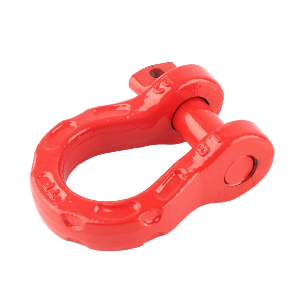 D Ring Shackle 8T/17600lbs Load Capacity 32T/70400lbs Breaking Strength 7/8in Pin for Vehicle Recovery