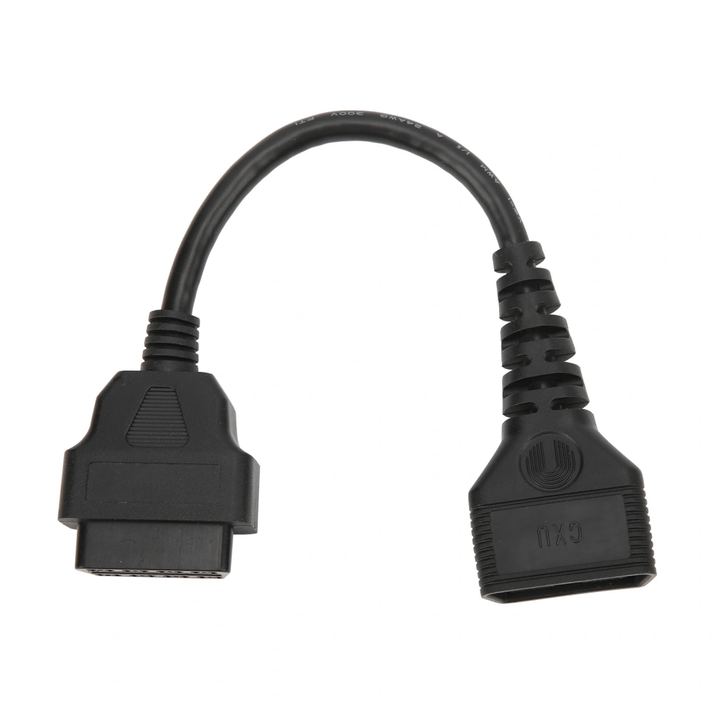 BuyWeek 10.6in OBD2 Extension Cable 16Pin Automotive Car Diagnostic Scanner Connector Universal