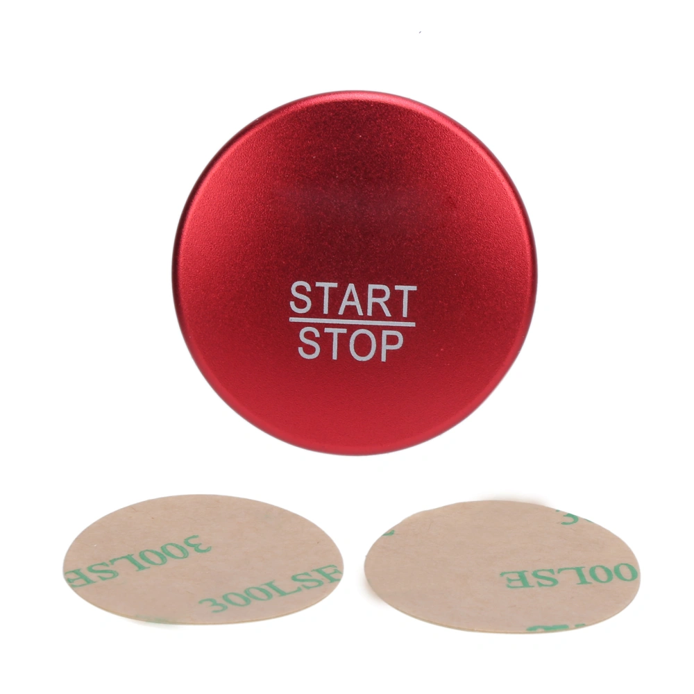 Car Engine Start Stop Button Cover Red Replacement for Mercedes‑Benz AMG GLC GLA‑Class C200L Ring