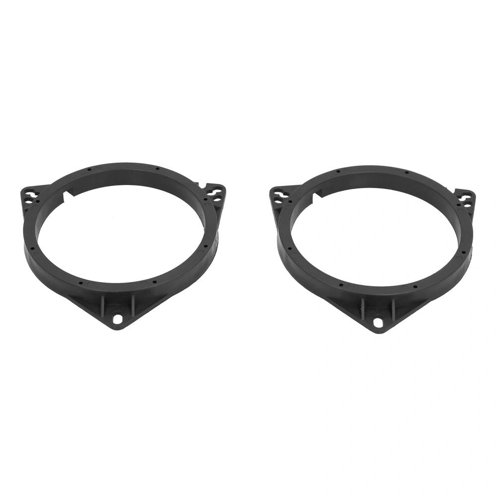 2pcs Car Audio Loud Speaker Rings Mat Black Automobile Modification Replacement for Nissan