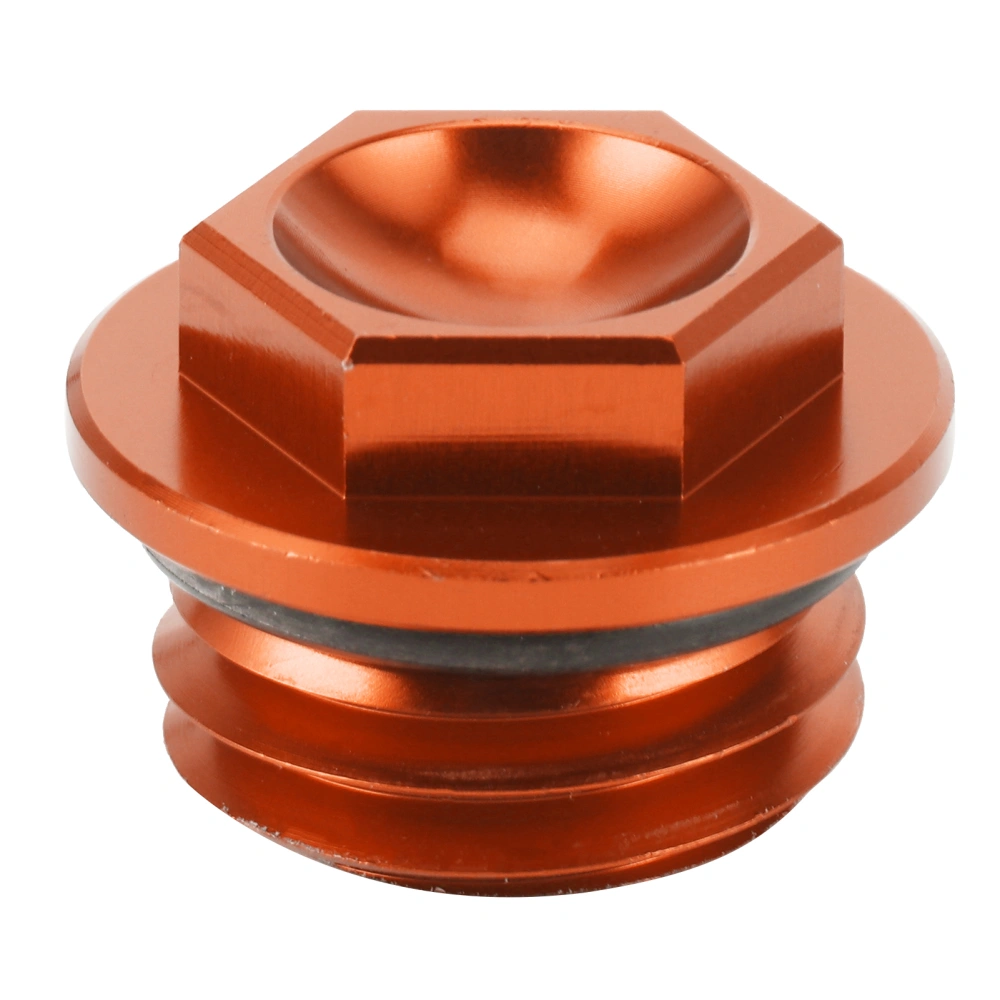 BuyWeek Oil Filler Cap Screw Plug Cover CNC Aluminum Fit for Husqvarna TC 85/TE 125-300/FE 250-501Orange