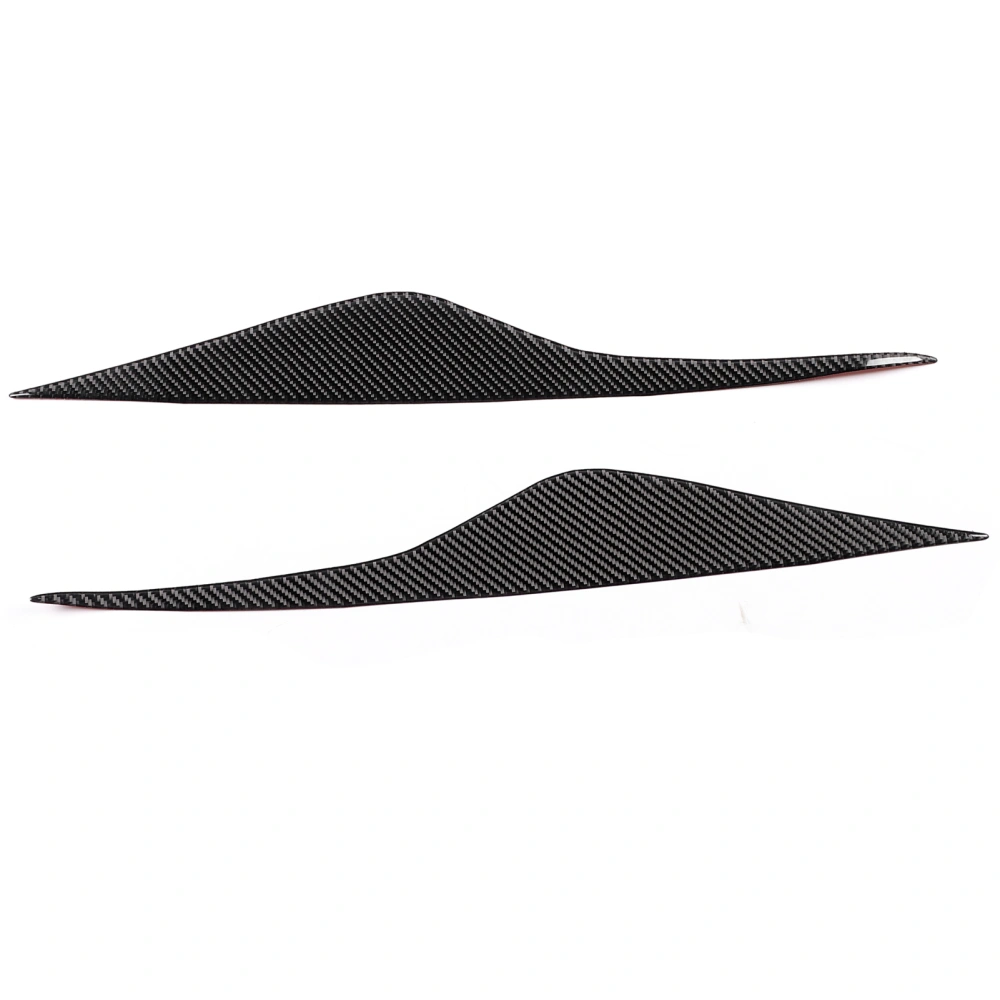 2pcs Carbon Fiber Headlight Eyebrow Eyelids Trim Decoration Fit for Ford Mondeo MK4 2007-2013