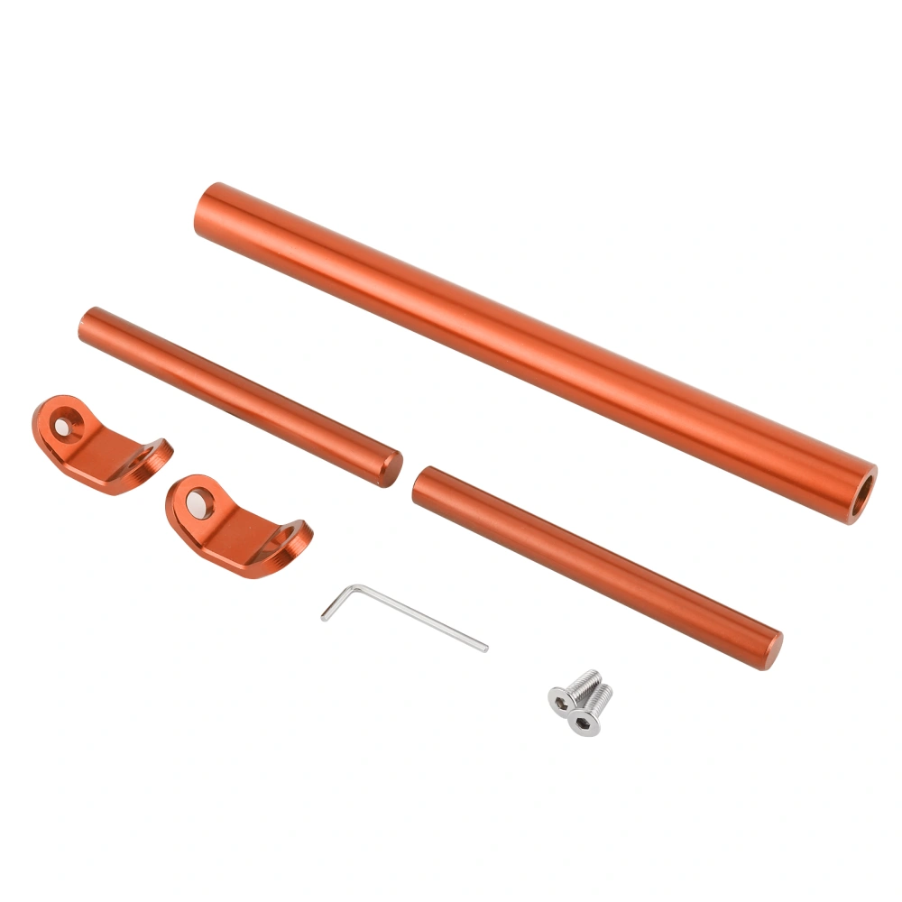 Aluminum Alloy CNC Balance Bar Crossbar Handlebar Extended Reinforcement for MotorcycleOrange