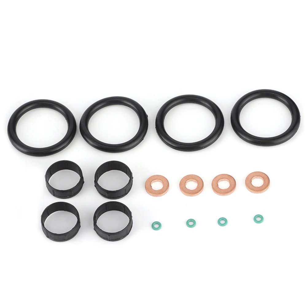 Fuel Injector Seal Set Washer ORing Replacement 198196 Fit for Citroen Nemo Xsara C1 C2 C3