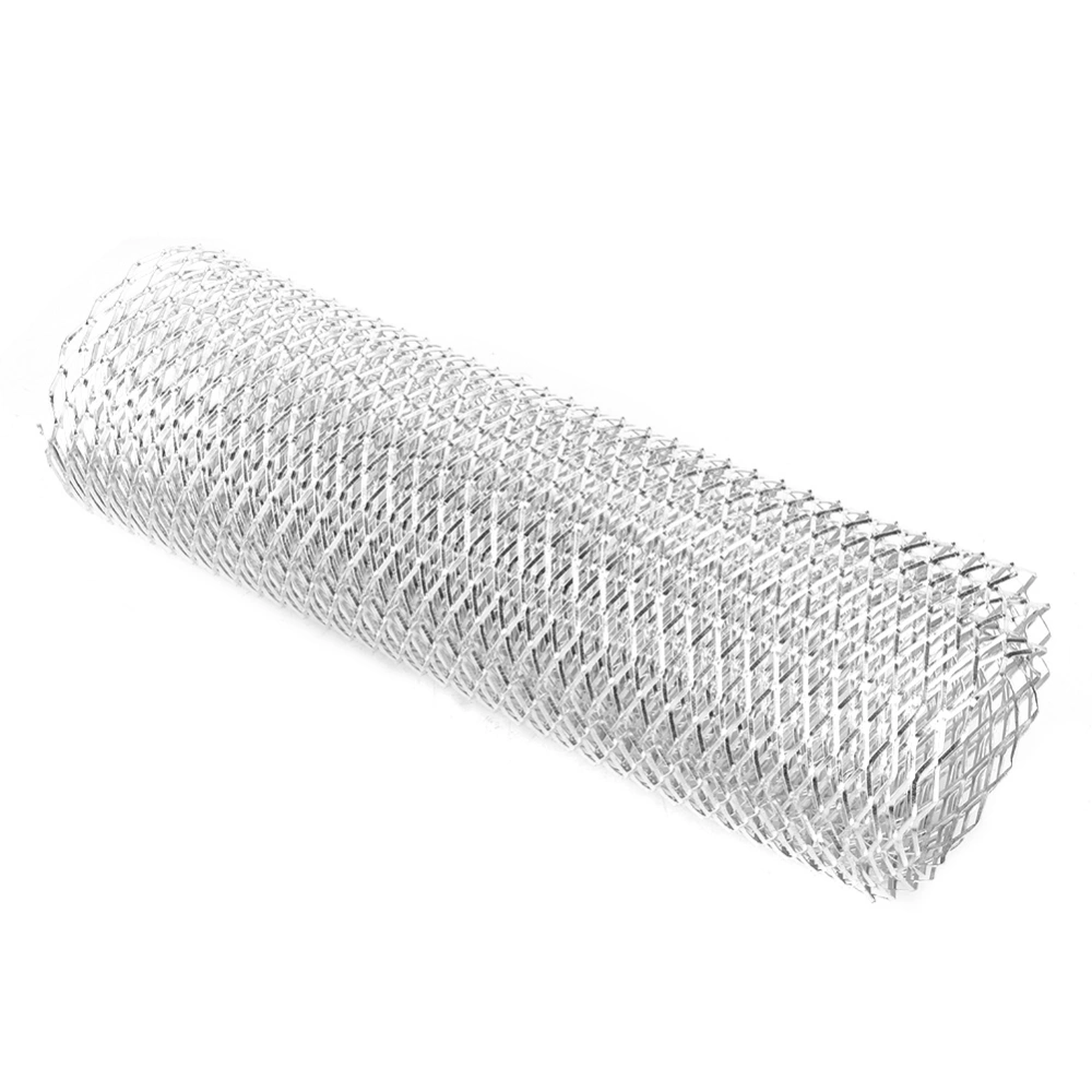 39.4x13in Universal Aluminum Vehicle Grille Net Mesh Grill Modification Silver