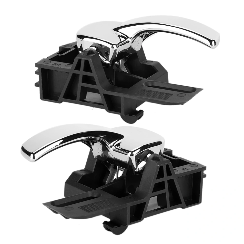 2pcs Left&Right Inner Chrome Door Handle 80671-JD00E Fits for NISSAN QASHQAI 2004-2007