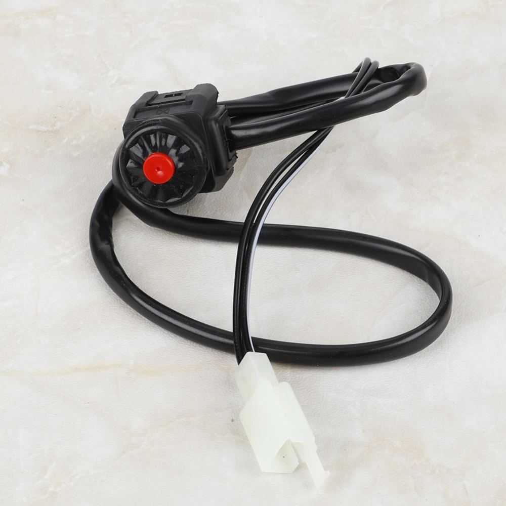 Motorcycle Handlebar Starting Stopping Starter Push Button Ignition Switch with Red Button