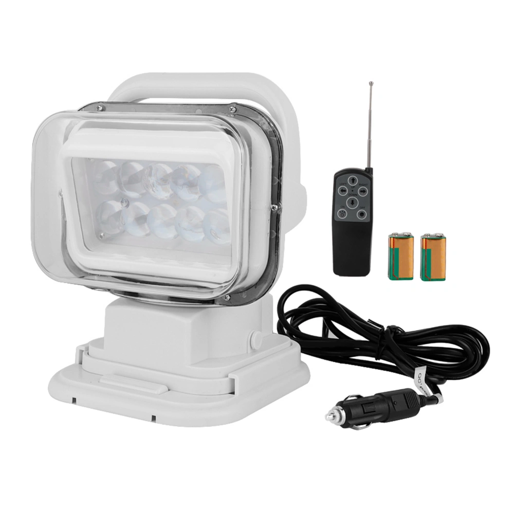 50W Remote Car Marine Boat LED Ceiling Light Spotlight Searchlight Outdoor Lamp Tall Type