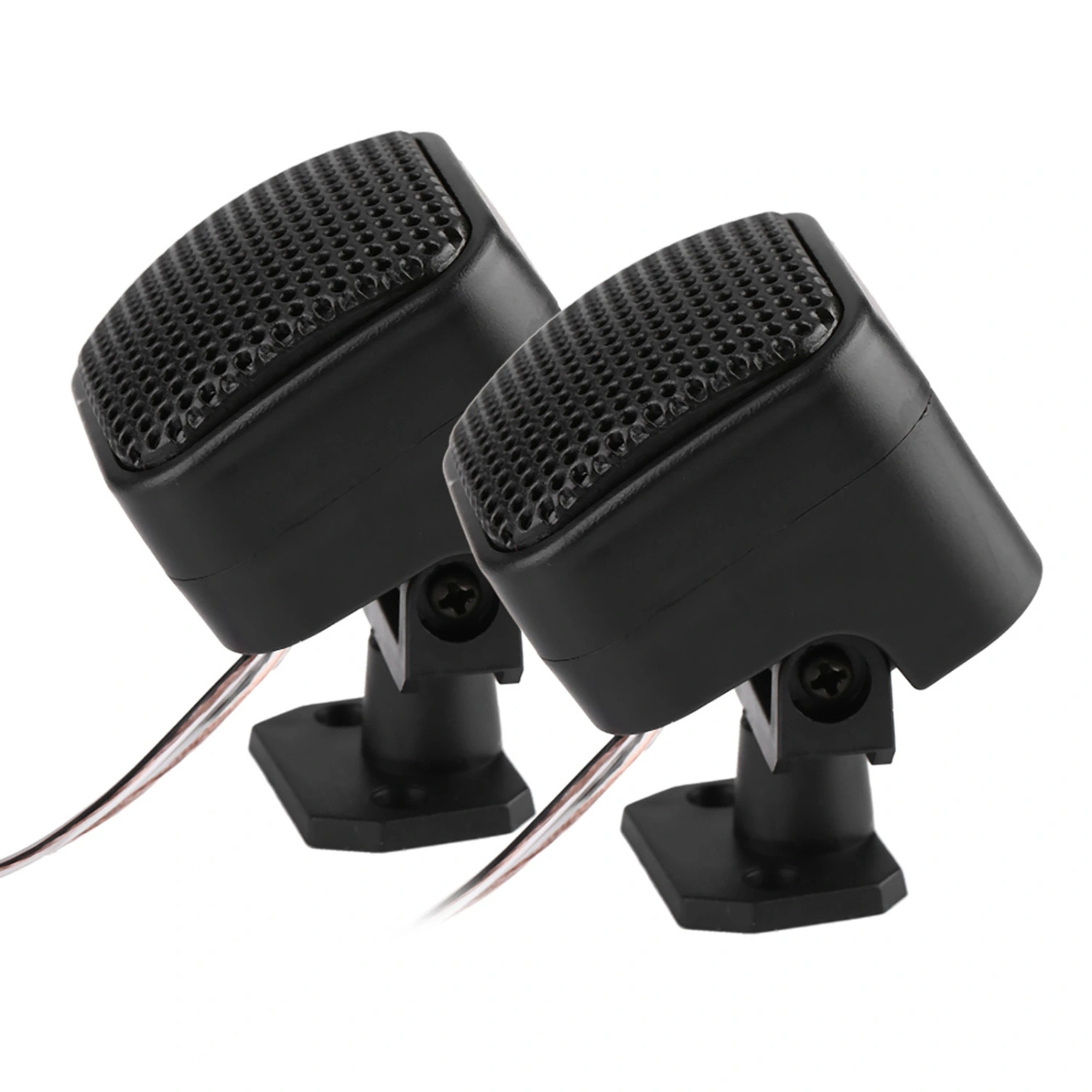 2pcs Car Small Square Speaker Loud Audio Music Tweeter Loudspeaker 500W