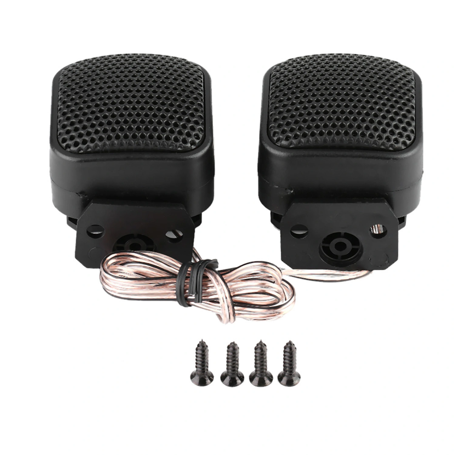 2pcs Car Small Square Speaker Loud Audio Music Tweeter Loudspeaker 500W
