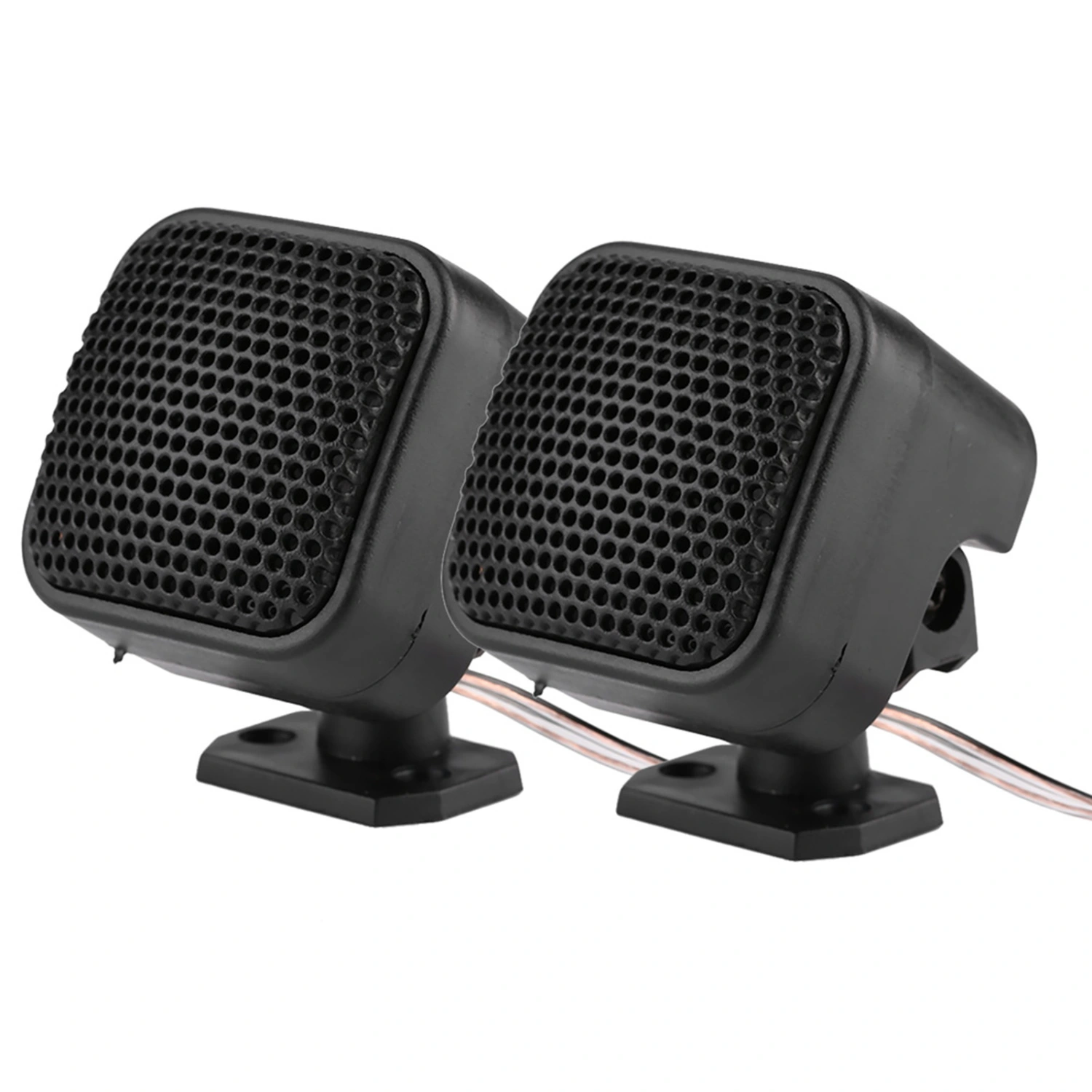 2pcs Car Small Square Speaker Loud Audio Music Tweeter Loudspeaker 500W