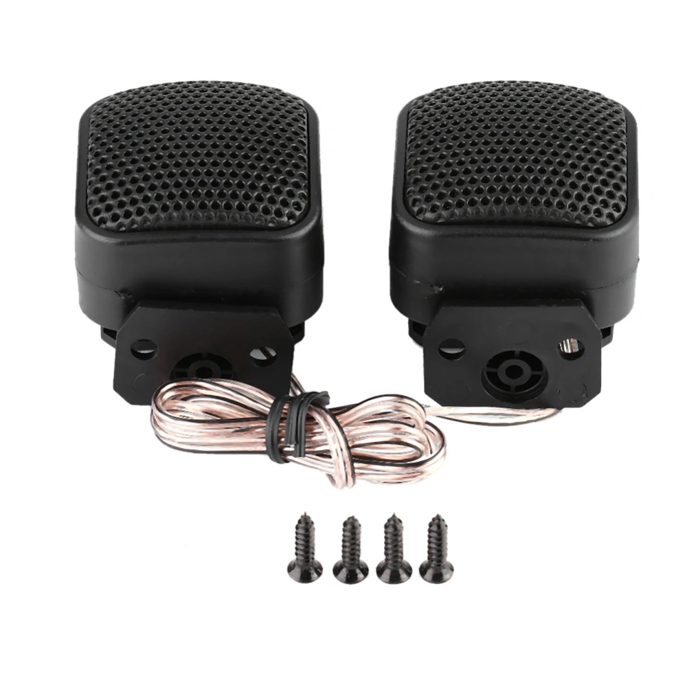 BuyWeek 2pcs Car Small Square Speaker Loud Audio Music Tweeter Loudspeaker 500W