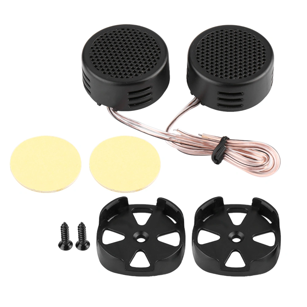 Black 12V 500W Mini Car Speaker Audio Tweeter 35mm 98dB Loudspeaker Automobile Speaker