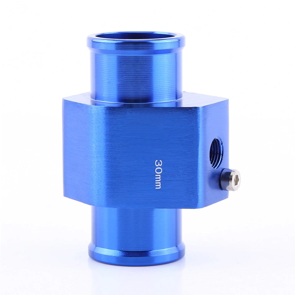 BuyWeek Universal Metal Car Water Temp Joint Pipe Hose Temperature Sensor Adapter Blue 30mm