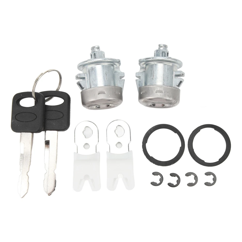 Door Lock Cylinder Set Door Lock Cylinders with 2 Keys 703362 Replacement for Ford Excursion 2000‑2005