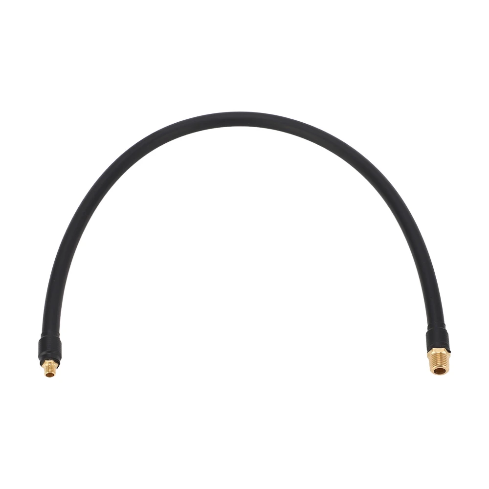 1/4in NPT Air Compressor Hose Rubber Double Head Air Pump Tire Inflation Inflator Connection Hose 9.84ft Tube