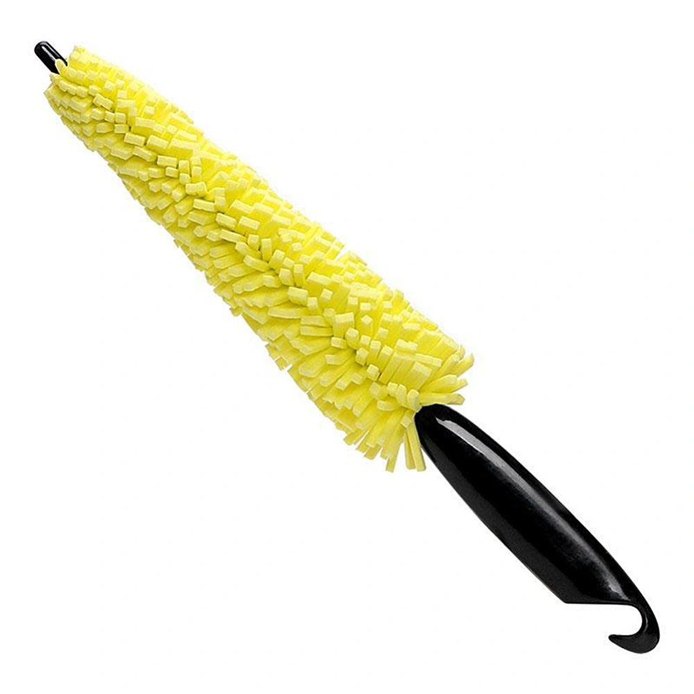 Sponge Car Wheel Wash Brush Plastic Handle Vehicle Cleaning Brush Wheel Rims Tire Washing Brush Auto Scrub Brush