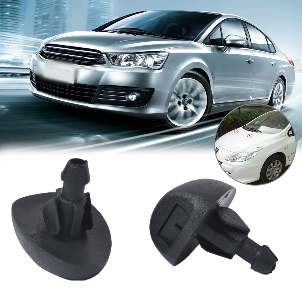 Windshield Washer Nozzle Car Windscreen Nozzle Sprayer Compatible for Citroen